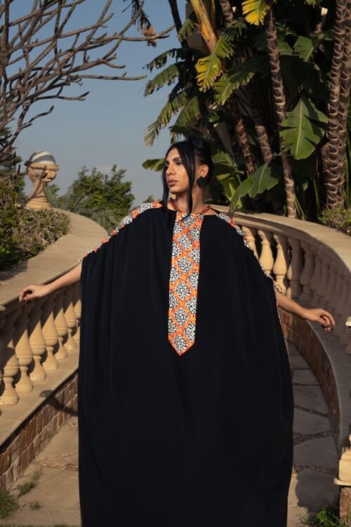 Experience comfort and elegance in this stunning Ramadan Abaya. The flowing design and eye-catching details make it a perfect choice for your Ramadan celebrations